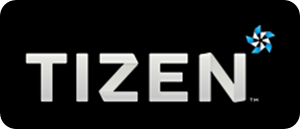 TIZEN Lockup CMYK Black