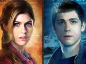 Alexandra Daddario Logan Lerman protagonisti characters poster Percy Jackson: Mare Mostri