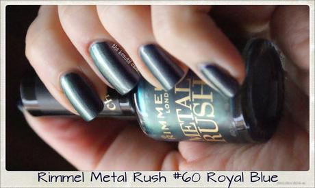 [TWINSIE FRIDAY] Rimmel Metal Rush #60 Royal Blue