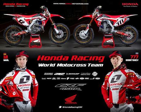 Honda CRF 450R World Motocross Team 2013