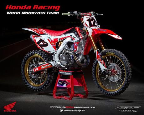 Honda CRF 450R World Motocross Team 2013