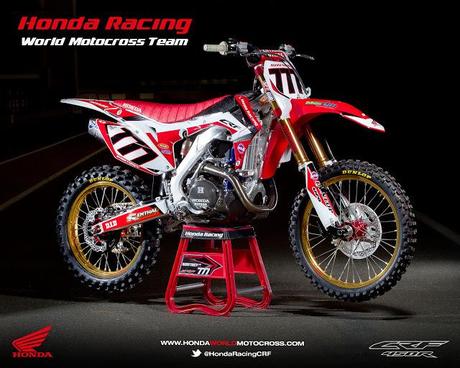 Honda CRF 450R World Motocross Team 2013