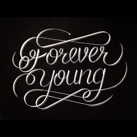 tipografia mania forever young