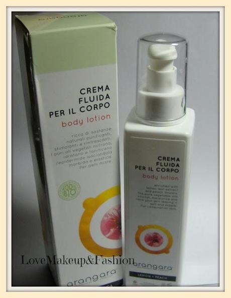 Linea Corpo Arangara - Limone+Pesca , una coccola per la nostra pelle!