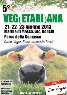 5a edizione della Sagra Vegetariana - Marina di Massa dal 21 al 23 giugno 2013