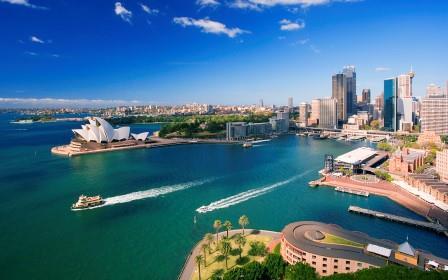 Panoramica della baia di Sydney
