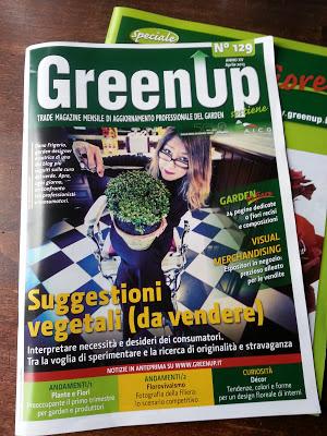 GREEN UP Mensile sono in copertina!