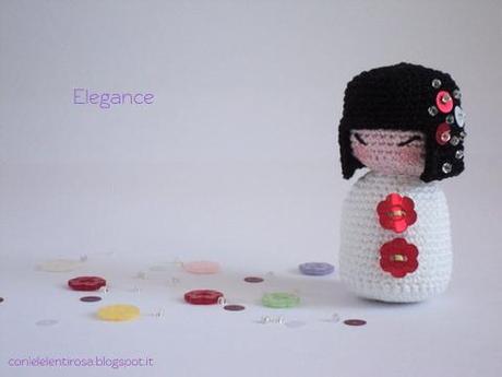 Amigurumi Crochet Pattern: Spring Kokeshi Doll