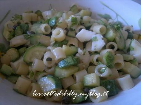 pasta,zucchine,scamorsa,