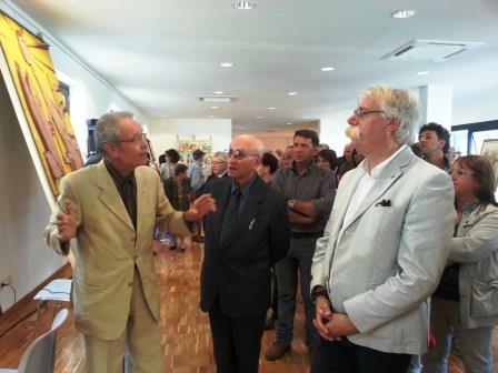 Mazara, inaugurata la mostra del maestro Vito Gallo