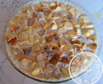 Clafoutis alle mele e cannella