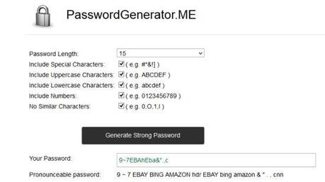 PasswordGenerator.ME - creare password sicure in un istante