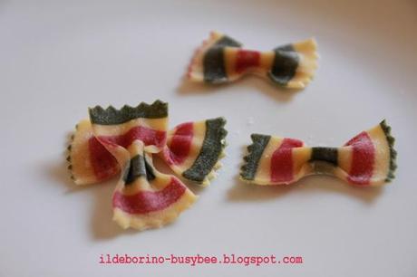 Voglia Assoluta di Primavera - Farfalle di Pasta Fresca a Righe or Homemade Striped Pasta Bows