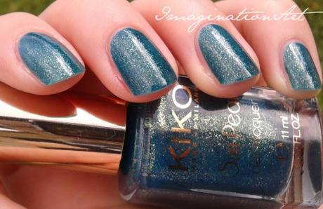 kiko 428 fierce spirit river green swatch swatches smalto nail lacquer polish unghie