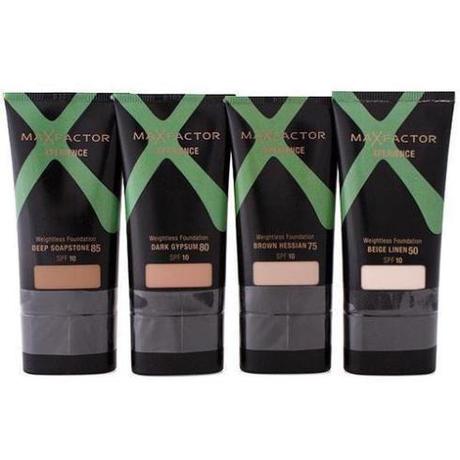 Weightless foundation max factor