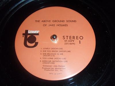 Jake Holmes - The Above Ground Sound of