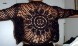 mandala black doily