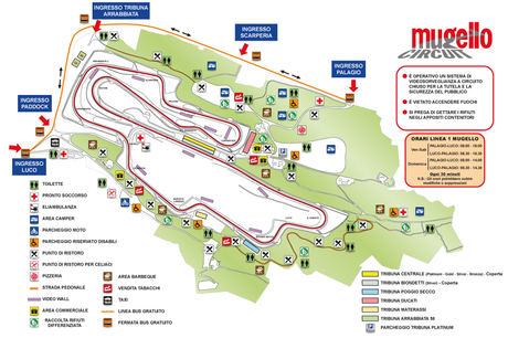 How to reach and where to park at Mugello for MotoGP 2013