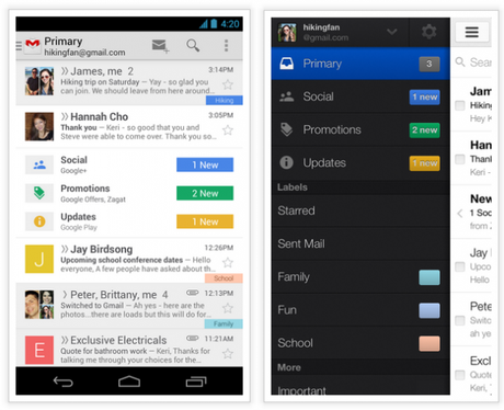 nuovo gmail android