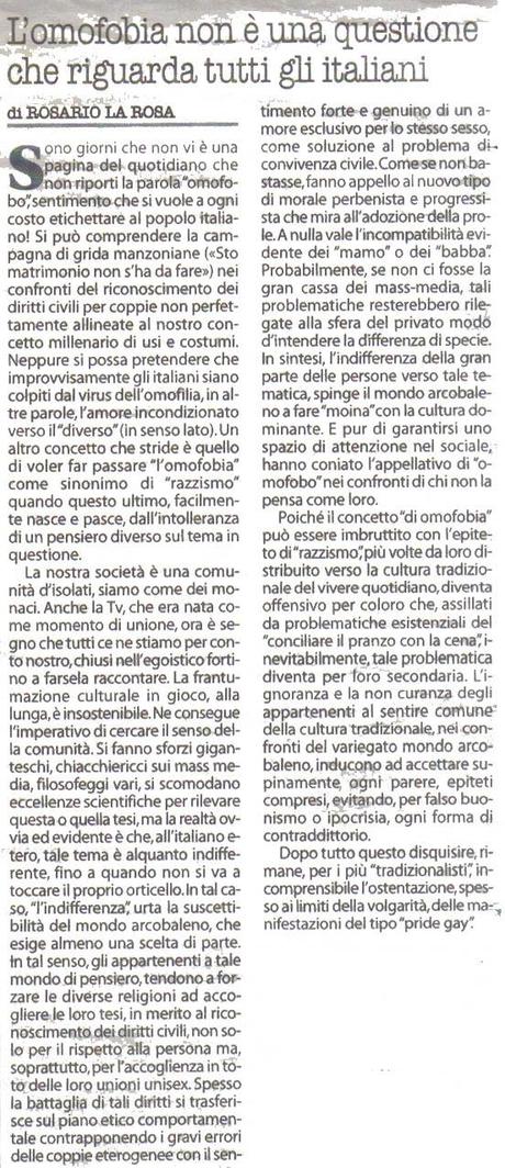 RASSEGNA STAMPA