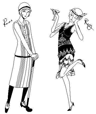 Flapper girls.....