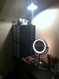 La mia postazione trucco