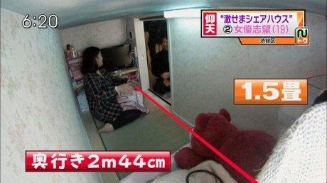 Impressionante a Tokyo- un affitto da 450 € per vivere in 3 metri quadri