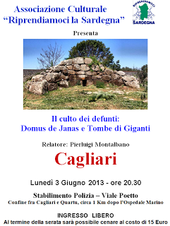 Convegno. Il culto dei defunti nella Sardegna preistorica: Domus De Janas e Tombe di Giganti