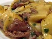 Pappardelle funghi speck