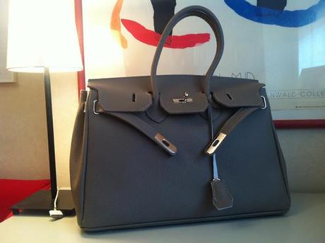 New in: birkin inspired grigia