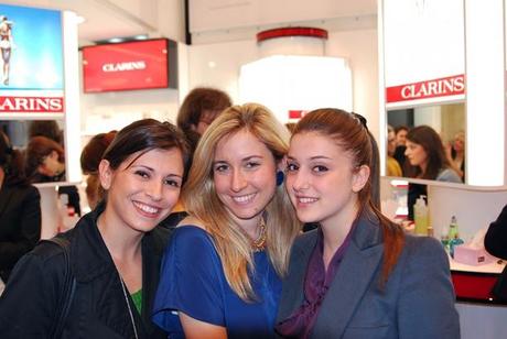 foto clarins creme corpo evento sephora milano singerfood