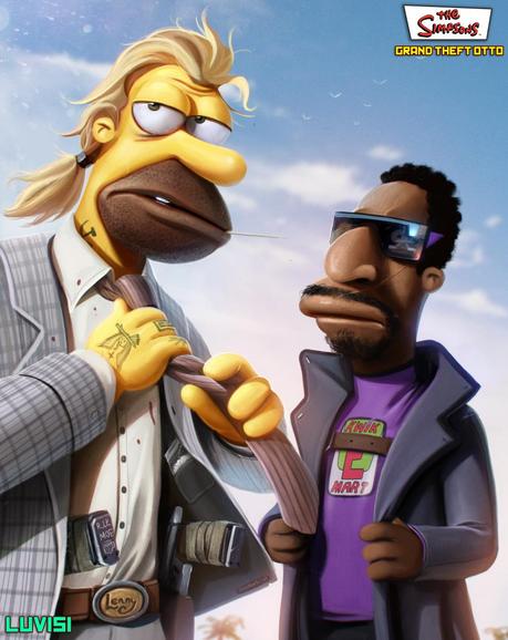 Grand Theft Otto, GTA incontra i Simpson