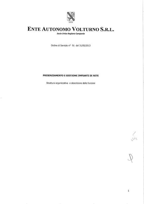 EAV - PRESENZIAMENTO E GESTIONE IMPIANTI DI RETE Funzioni, struttura e nomi