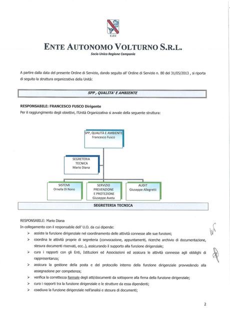 EAV - SPP QUALITA' E AMBIENTE Struttura e nomi