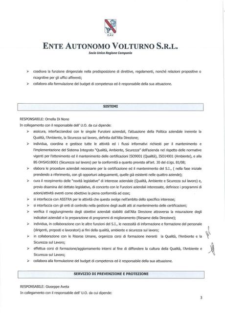 EAV - SPP QUALITA' E AMBIENTE Struttura e nomi