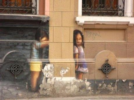Street art - children-610x458