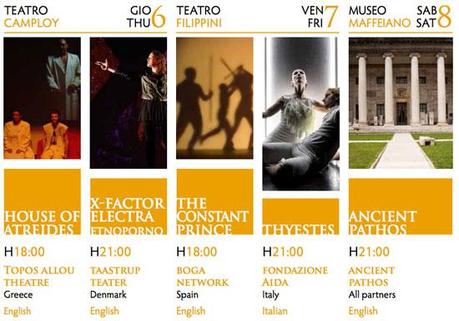 ancient pathos theatre festival programme verona Ancient Pathos Theatre Festival il 6 7 8 giugno