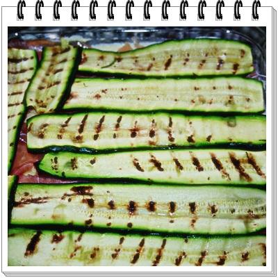 Terrina di semolino con speck e zucchine