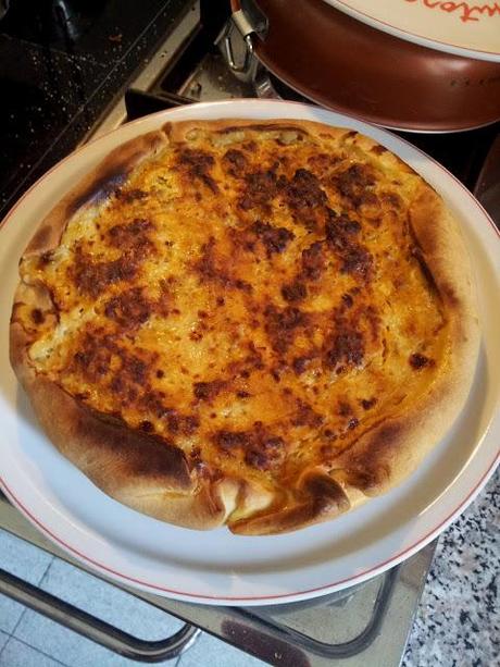 Torta di zucca e salsiccia - Pumpkin pie and italian sausage - Tarte à la citrouille et la saucisse