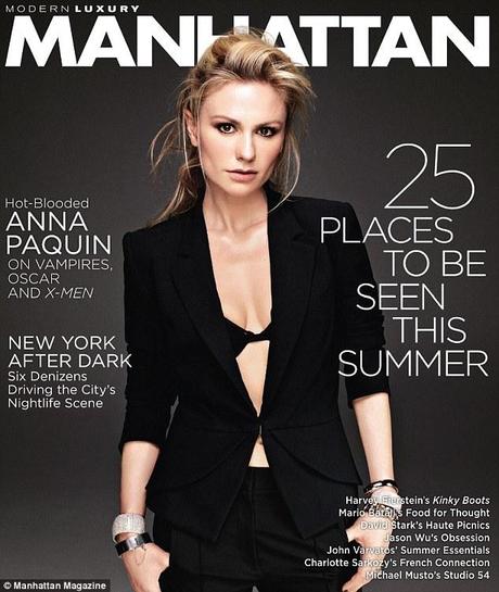 Anna Paquin parla di Sookie sulla rivista “Manhattan”