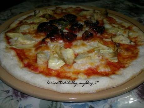 pizza,farina,kamut,carciofi,pomodori