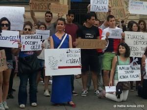 primavera turca, Erdogan, Torino, proteste, manifestazione, turchi