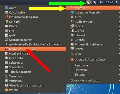 Lanciare MajoPlus da Ubuntu classico o Mate