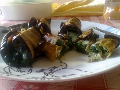 INVOLTINI DI MELANZANA RIPIENA