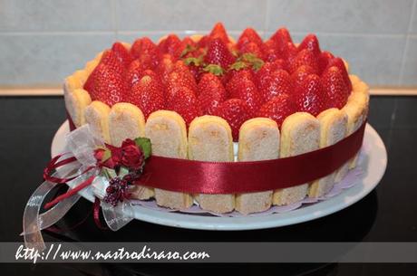 Torta alle fragole al profumo di limone