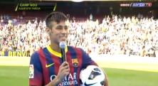 VIDEO LIVE - Presentazione Neymar al Camp Nou