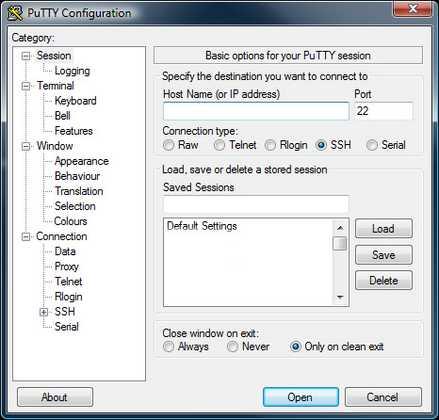 putty-configuration