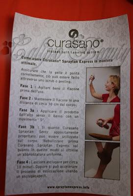 Curasano Spraytan Express... Pronte per l'abbronzatura?