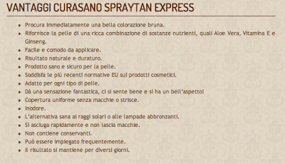 Curasano Spraytan Express... Pronte per l'abbronzatura?