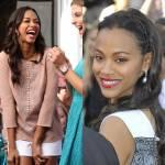 Zoe Saldana, l’attrice di Star Terk, è stata eletta per il miglior sorriso